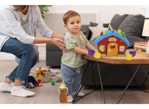 Juego De Encastre Figuras Bebe La Casita De La Abuela Elka
