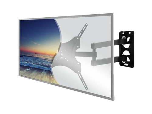 Soporte Para Tv Smart Movil Brazo Articulado 14 A 55 Pulgada Color Negro