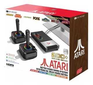 Consola De Videojuegos Atari Game Station Pro 200 Juegos Color Negro