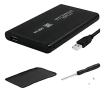 Comprar Case Disco Duro Sata 2.5 Cofre Hdd Case De Aluminio Para Disco Duro Color Negro