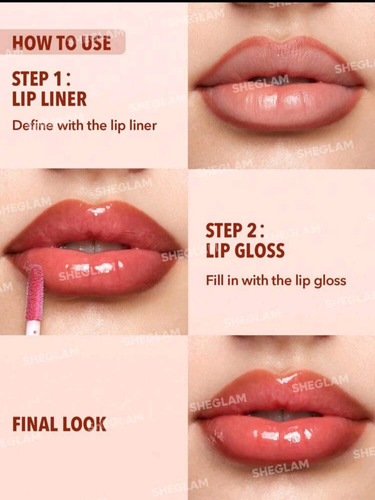 Lápiz Delineador De Labios Y Gloss 2 En 1 Sheglam