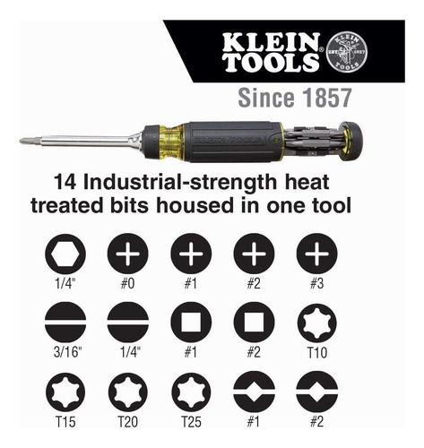 Desarmador Multipunta 15 En 1 Con Matraca Klein Tools 32305