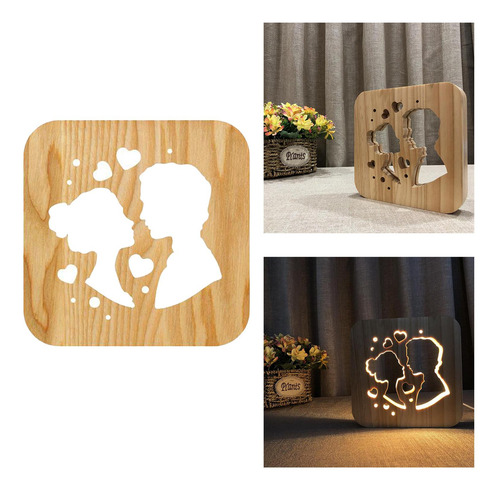 Abajur De Mesa De Cabeceira De Madeira Abajur De Mesa De Led