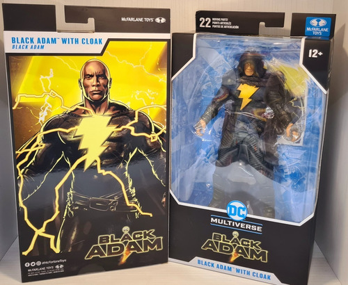 --- Culpatoys Dc Black Adam Movie The Rock Mcfarlane --- (Usado)