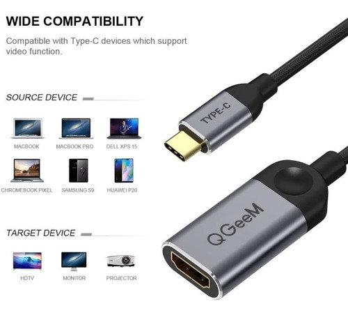 Adaptador Usb C Hub Mac Macbook Air Pro Hdmi 4k 40gbs Aluminio Usb 3.0 Micro Sd Para 1708 A1706 A1932