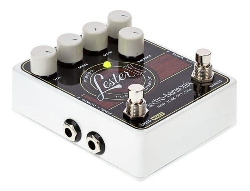 Pedal de efeito branco Electro-Harmonix Lester K