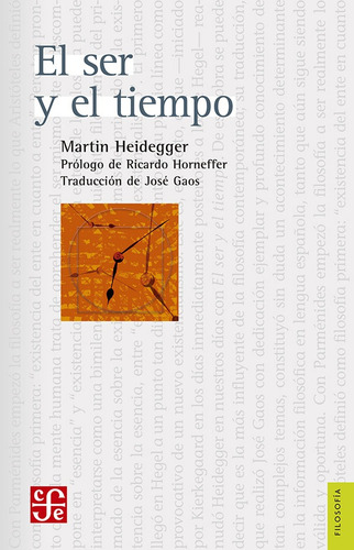 El Ser Y El Tiempo - Martin Heidegger - Libro