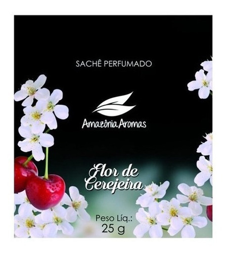 Sachê Perfumado Flor De Cerejeira Amazônia Aromas 25g