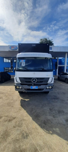 Mb Atego 2426 6x2, Ano 2017/18 Com Baú De 9 Mts De Comp.