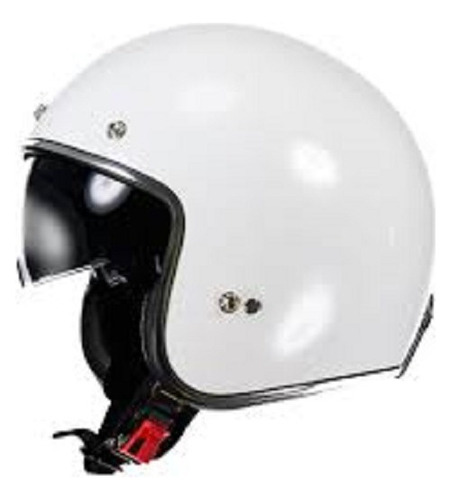 Casco Scooter  Mt Visor Interno Blanco Liso Moto Talle Xl