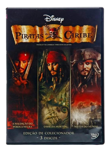 Dvd Piratas Do Caribe 3 Discos