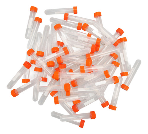 Tubos De Ensayo, 100 Piezas, Tapa De Centrífuga De 10 Ml, Es