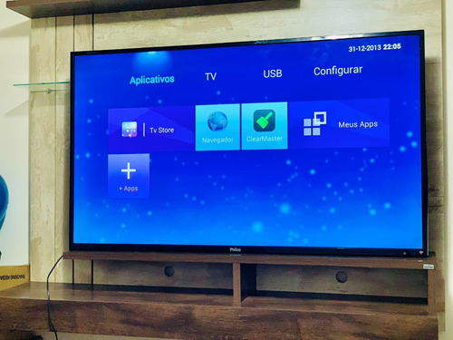 Imagem 2 de 3 de Smart Tv Philco 55 Polegada Semi-nova + Suporte Grátis!