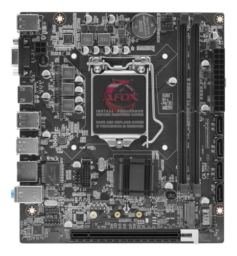 Placa Mãe Afox H110 Ih110d4-ma2 Intel 1151 Ddr4 Uatx Hdmi