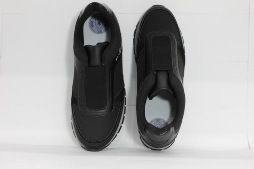 Imagen 4 de 4 de Tenis Casual Slip On Confort Para Hombre Polo Club Negro