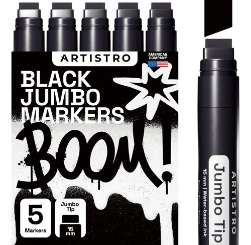 Marcadores Artistro Set 5 U Black1