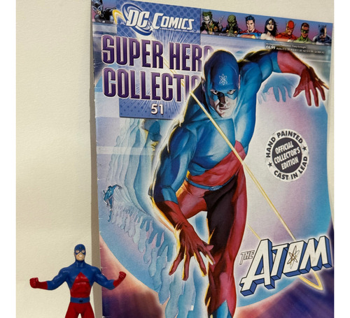 Eaglemoss Figura Muñeco Plomo Dc The Atom #51
