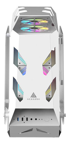 Gabinete Gamer Acegeek Vortex, Mid-tower, Lateral De Vidro