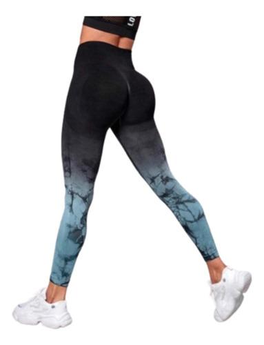 Ropa Leggings Deportivo Yoga Trendy De Ombré