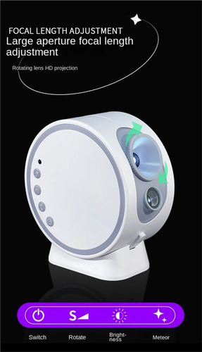 Control Remoto Proyector Luz Nocturna Estrellas Galácticas