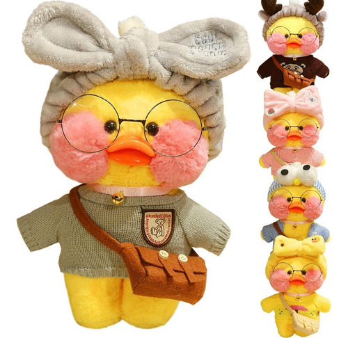 Patito De Peluche Juguete Con Complementos De Vestir 30cm