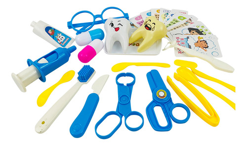 Juego De Herramientas De Dentista Pretend Play, 28/23 Unidad