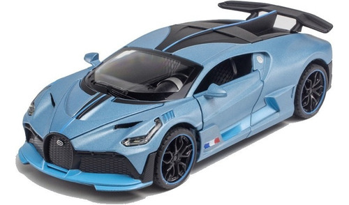 Bugatti Divo Miniatura Metal Autos Con Luces Y Sonido 1:32 A