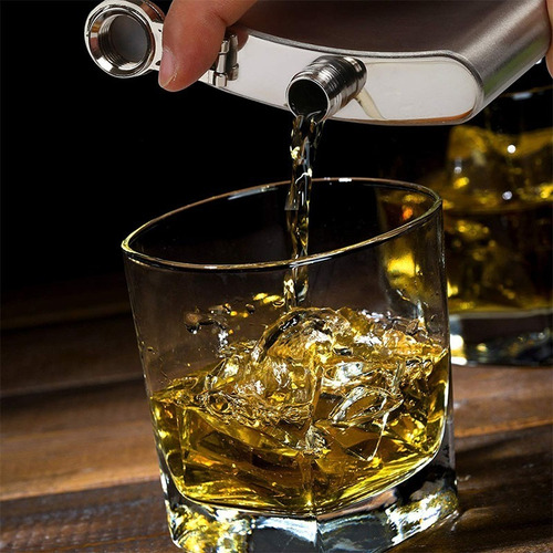 Licorera Whiskera Cantimplora Acero Inoxidable 4 Oz Lw03-ehs
