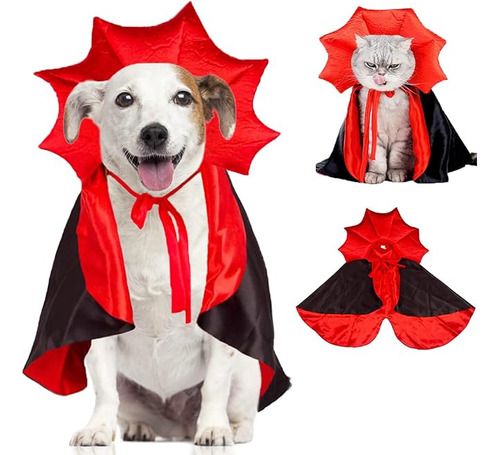 Disfraz Capa Para Perro Disfraces Para Mascotas Capa Vampiro