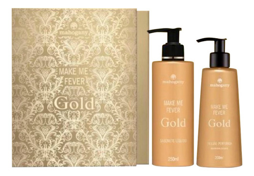 Kit Make Me Fever Gold Sab Liquido 250ml E Hidratante 200ml