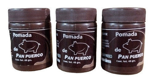 Pomada De Pan Puerco Spisen 40 Grs 3 Frascos Indigestión