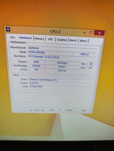 Pc Escritorio Emachines Et1160 (Usado)
