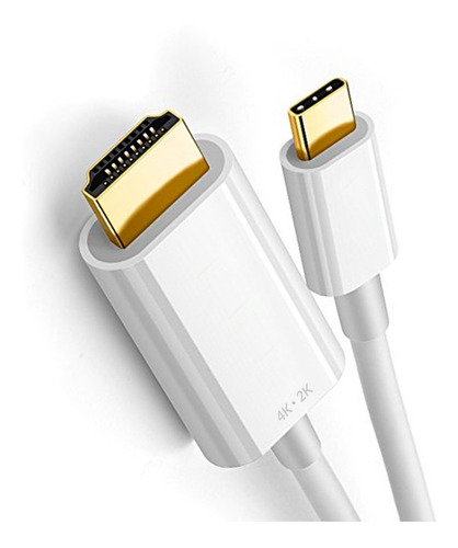 Cabo Adaptador Usb C Para Hdmi 4k 60hz Macbook Celular Na Tv