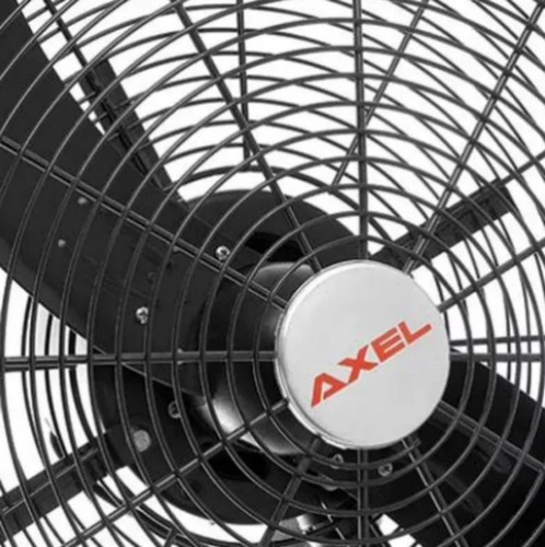 Ventilador de pared Axel AX-PAR26 negro con 2 palas de metal, 26" de diámetro 220 V