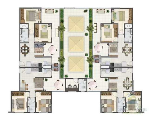 Imagem 2 de 18 de Apartamento Com 2 Dorms, Aviação, Praia Grande - R$ 238 Mil, Cod: 9997 - V9997