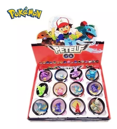 Pokebola Kit C/ 12 Pçs Bola Pokemon Pop-up Com Boneco Dentro