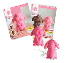 Comprar Molde Conejo Faceteado 3d Pascuas 14x11cm - Ciudad Cotillón Color Gris