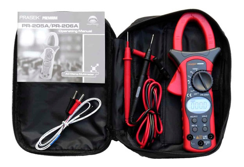 Pinza Amperimétrica Digital Pr-206a Prasek