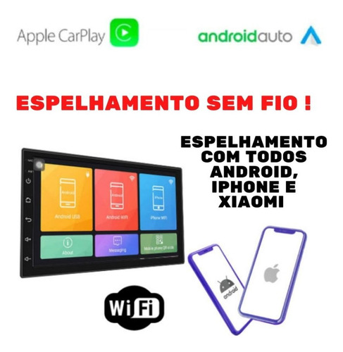 Multimídia Android Parati G2 97 98 99 Carplay Mold Sensor Ré