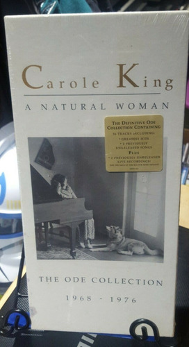 2 Cd Carole King  A Natural Woman The Ode Collection 1968-76