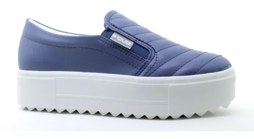 Tênis Quiz Slip On Calce Fácil 65-1791 21791 Conforto Leve - Compre Agora