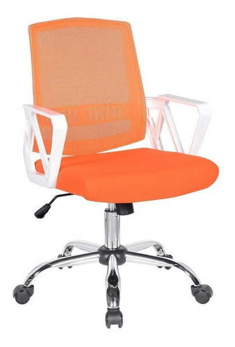 Silla Para Oficina Silla Ejecutiva Sillón Ejecutivo Muebles Color Naranja