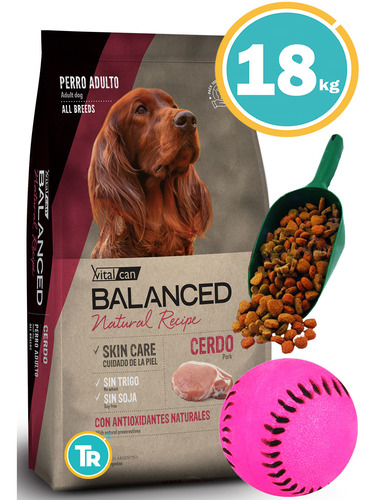 Ración Perro Balanced Natural Recipe + Regalo + E Gratis