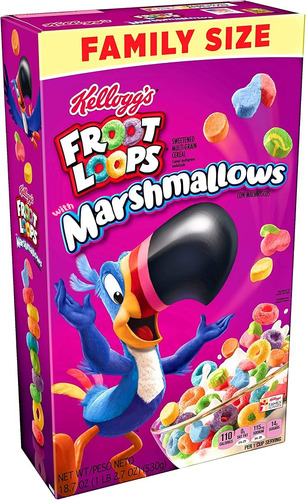 Cereal Kelloggs Frootloops With Marshmallows 459g