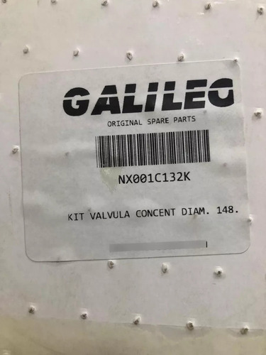 Kit Reparo De Válvula Compressor Gnv Galileo Nx 148.5 Mm