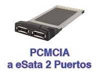 Pcmcia A 2 Puertos Esata - Cardbus Esata Via