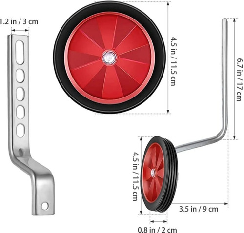 Ruedas Estabilizador Regulable Aro 12-20  Bicicleta 