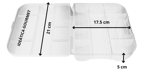 Caja Rectangular Multiusos Sprinkles Confiteria Bordado 1 Pz