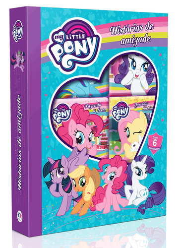 My Little Pony - Histórias de amizade, de Cultural, Ciranda. Série Box com janela com 6 Ciranda Cultural Editora E Distribuidora Ltda., capa dura em português, 2017