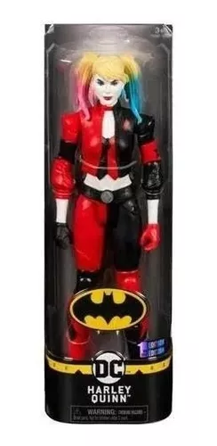 Boneco Flexível Batman + Boneca Arlequina Harley Quinn DC - New